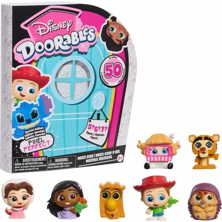 Produktbild Disney Just Play Doorables Pixel Perfect Multi Peek, Surprise 1.5-inch Collectible Figurines Behind