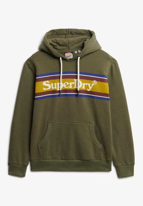 Produktbild Superdry Lässiges Hoodie mit Venue-Logo und Streifendesign (XL)