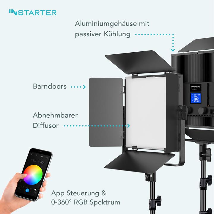 Image du produit Wiltec Panneau LED RVB Spectar 5.0 (éclairage de studio)