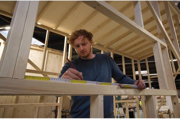 Actual product image Stabila Wooden folding ruler 600 series (200 cm)