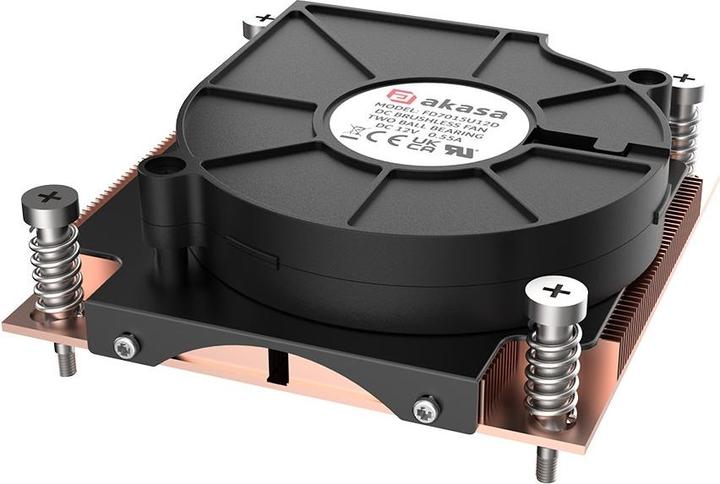 Produktbild Akasa 1U Intel LGA 1700 CPU-Kühler - Kupfer (28.30 mm)