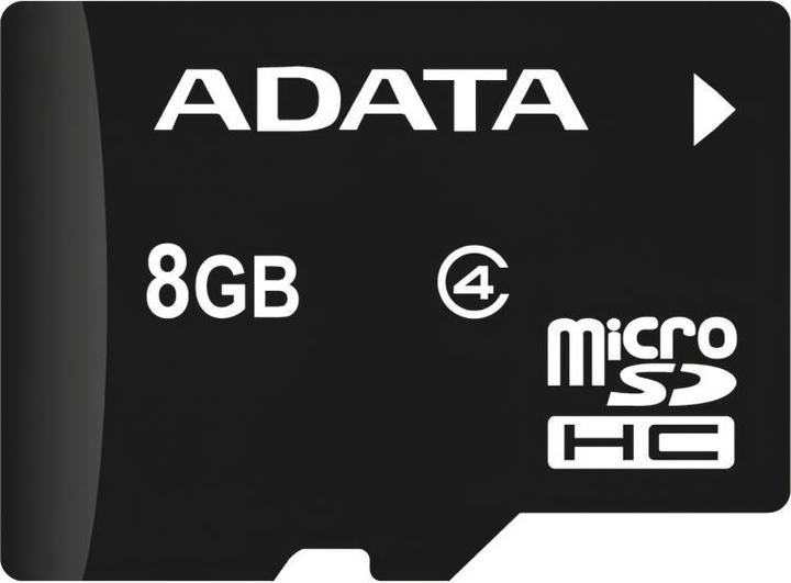 Image du produit Adata Carte microSDHC 8 Go,, Classe 4 (8 Go, microSDHC)