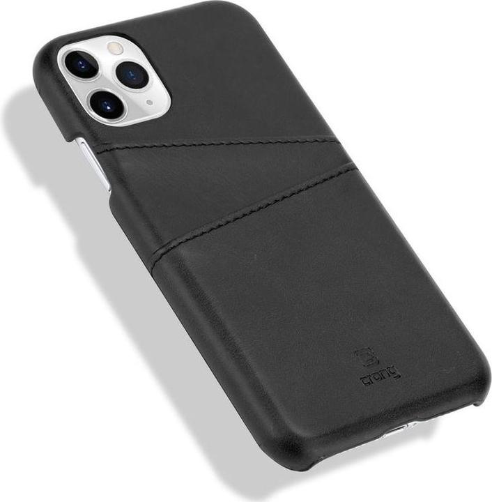 Produktbild Crong Neat Cover - Etui iPhone 11 Pro z kieszeniami (czarny) (Apple iPhone 11 Pro)