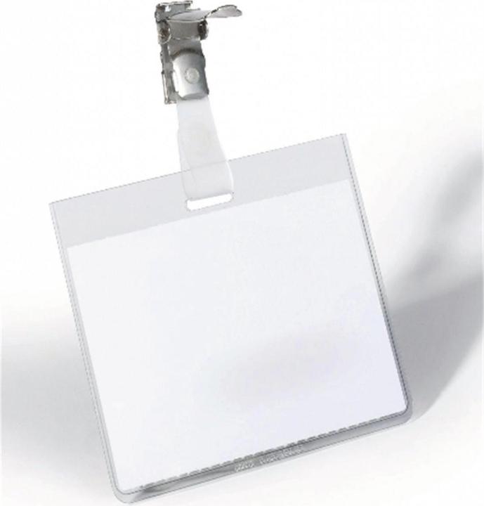 Actual product image Durable Name tag clip 90 x 60 mm