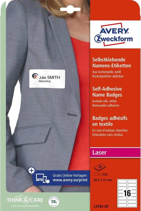 Productafbeelding Avery Naam etiketten