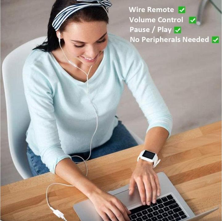 Immagine prodotto PowerGuard Adattatore per cuffie da USB-C a Lightning (USB tipo C)