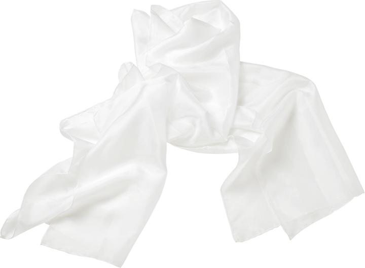 Ideen Seidenschal Chiffon 3,5, 180x90 cm, weiss
