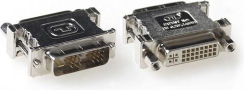 Image du produit Adaptateur DVI DVI-I femelle à DVI-D mâle. Genre : DVI-I F/DVI-D M Dvi-i f sl/dvi-d sl m