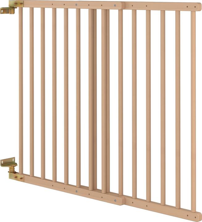 Produktbild Erst-Holz 90.90-99 Türschutzgitter Treppenschutzgitter Türgitter Buche massiv Kindersicherung 70-108 cm (108 cm)