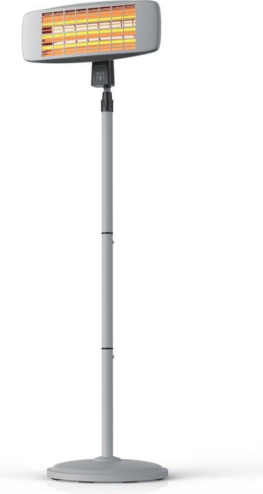 Actual product image Brandson Infrared radiant heater, heat lamp, patio heater, changing table heater with remote control (1800 W)