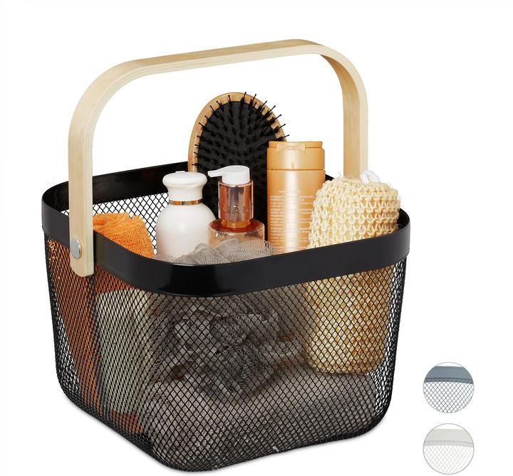 Produktbild Relaxdays Aufbewahrungskorb (1 x, 26 x 24.5 x 17.5 cm)
