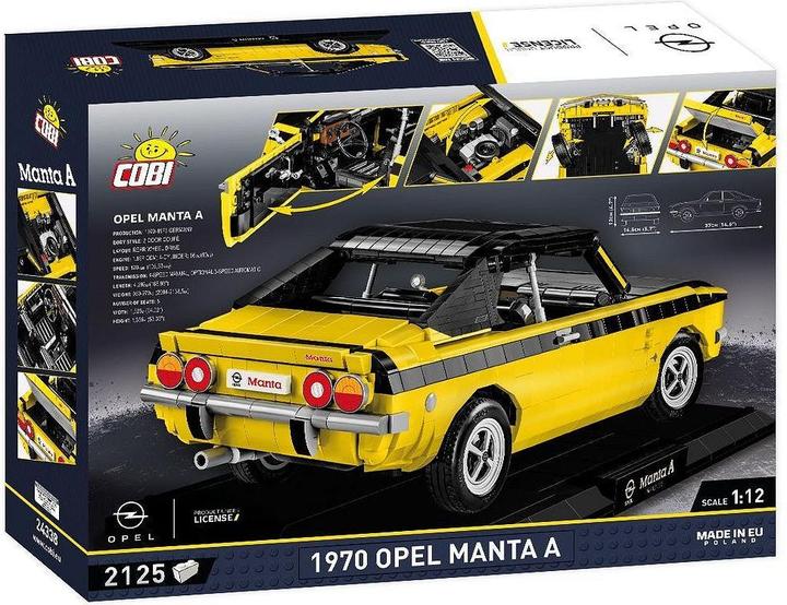 Produktbild Cobi 24338 - 1970 Opel Manta A EXECUTIVE EDITION, Modell, 2125 Teile, ab 10 Jahren