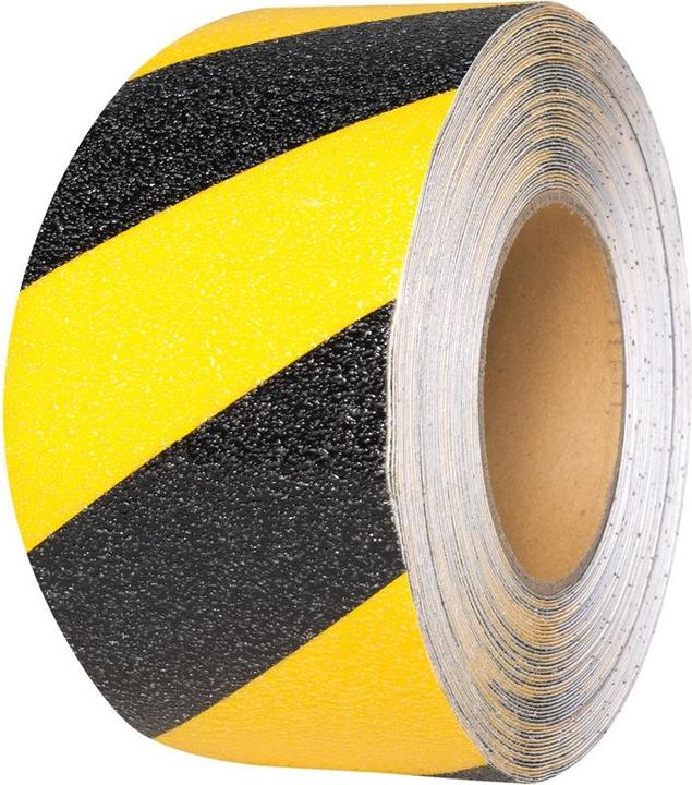 Produktbild Moravia Antirutschbelag 100 mm gelb-schwarz Selbstklebend, Rolle à 18 m (100 mm)
