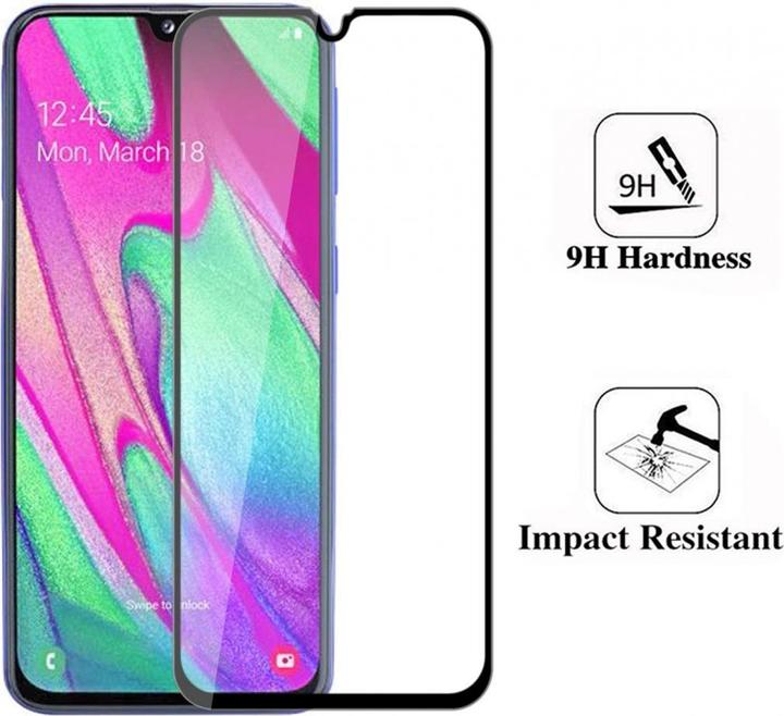 Produktbild Screenguard Samsung Galaxy A40 Full Screen Panzerglas Schutzfolie 2.5D 9H (1 Stück, Samsung Galaxy A40)