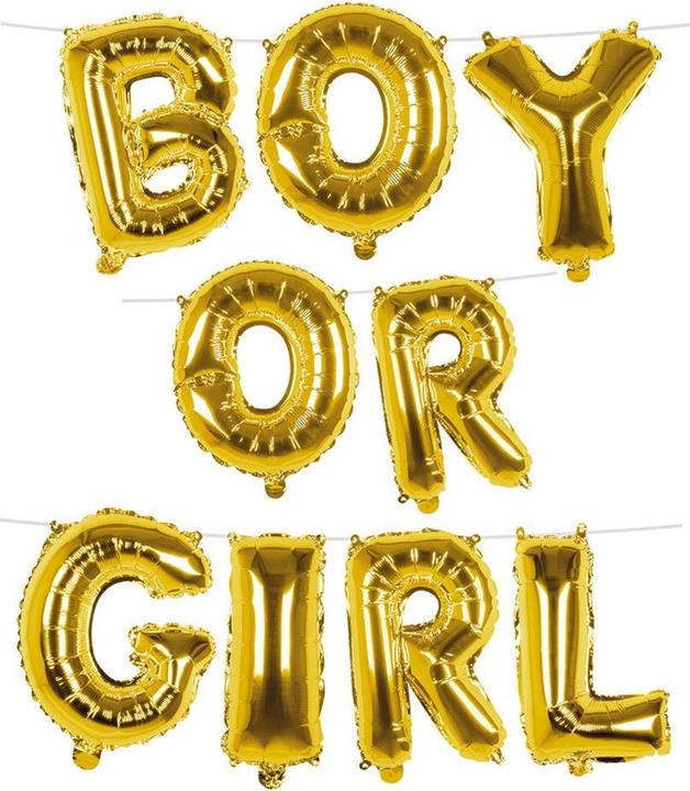 Produktbild Boland Folienballongirlande Boy or Girl (1 x)