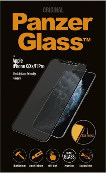 Actual product image PanzerGlass Privacy Edge to Edge (1 Piece, Apple iPhone 11 Pro)