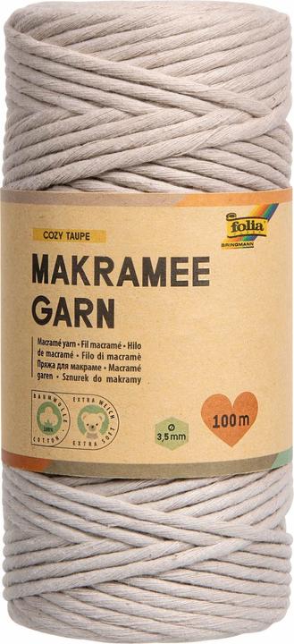 Actual product image Folia Macramé yarn (100 m)