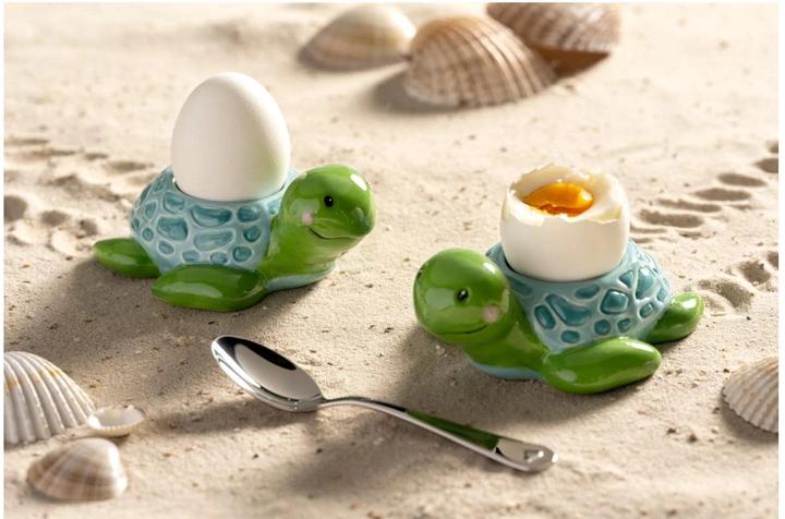 Immagine prodotto Leonardo Portauovo per bambini Avventura Turtle, verde/blu chiaro (1 x)