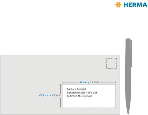 Produktbild HERMA Graspapier Etiketten A4