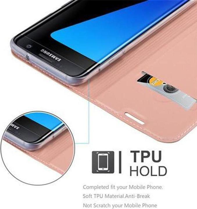 Actual product image Cadorabo Book Classy Style Cover (Samsung Galaxy S7 Edge)