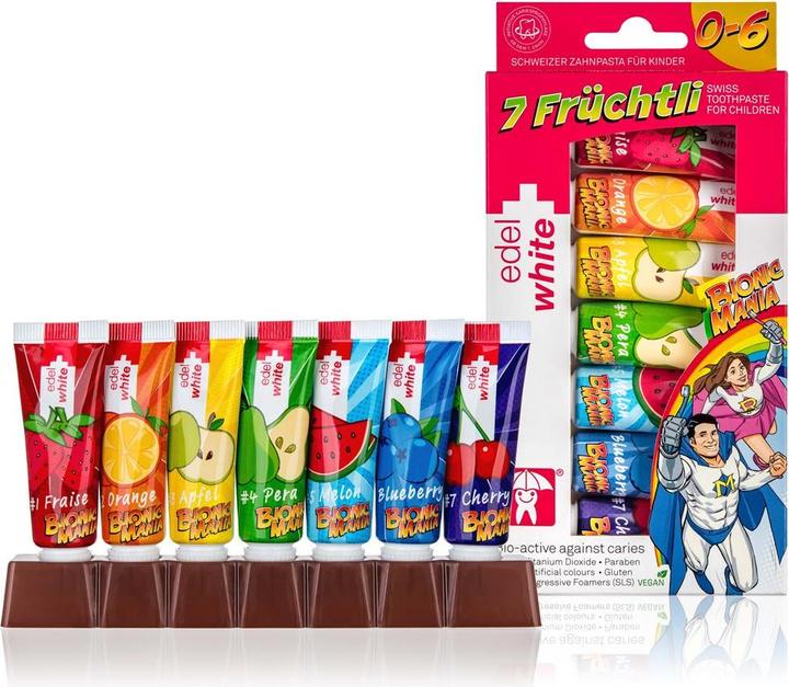 Immagine prodotto Edel + White EDEL WHITE 7 Frchtli Kid zahnpa 7 9.4ml (65.80 ml)