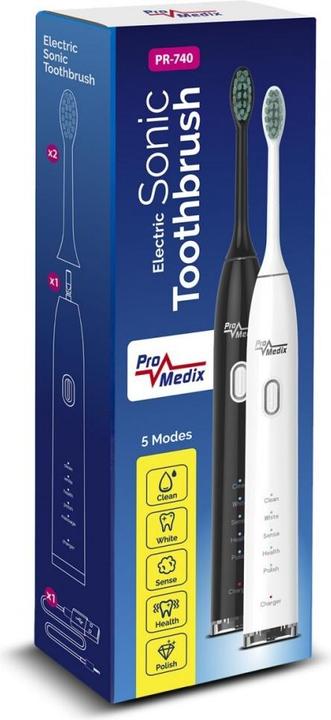 Immagine prodotto Promedix Spazzolino sonico bianco PR-740 W (Spazzolino sonico)