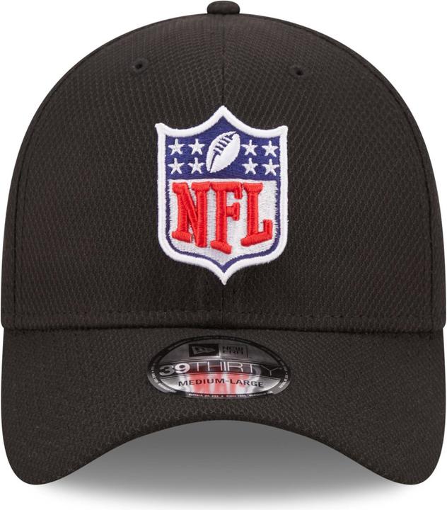 Actual product image New Era 39Thirty Diamond Era Cap - NFL SHIELD noir (S/M)