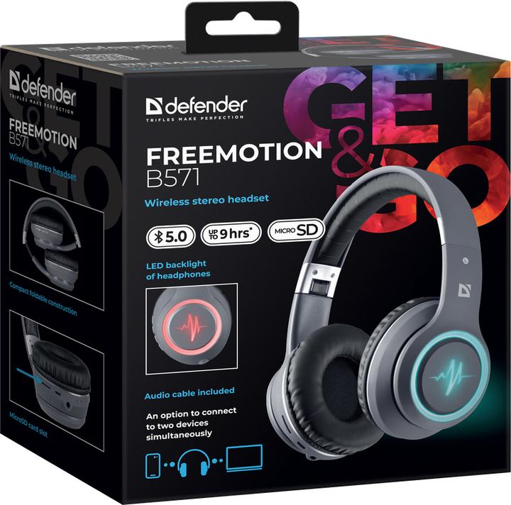 Actual product image Defender Freemotion B571 (ANC, 8 h, Wireless, Cable)