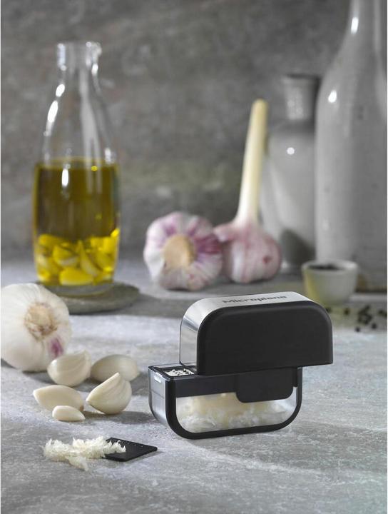 Produktbild Microplane Garlic Slicer Mincer Set - Black