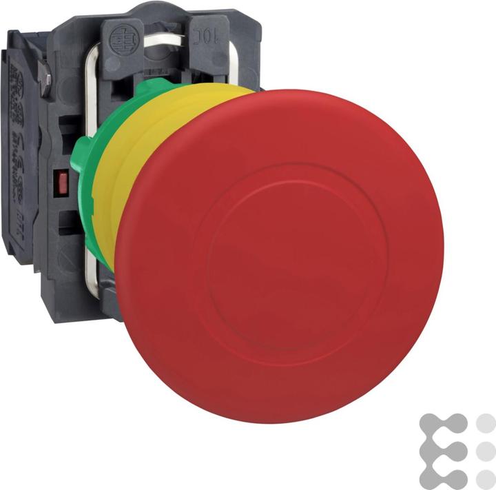 Schneider Electric Emergency Stop Twist release Red 2NC