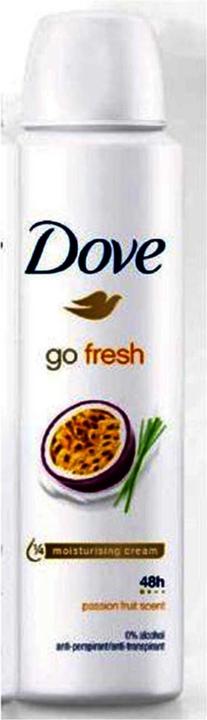 Dove Go Fresh Lemon Yellow Passion Fruit Deodorant Spray 200ml (Spray, 200 ml)