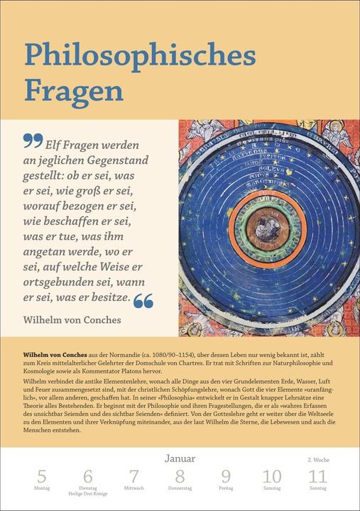 Actual product image Harenberg DIE ZEIT Philosophie Wochen-Kulturkalender 2026 - 53 Denkanstösse für 2026 (German)