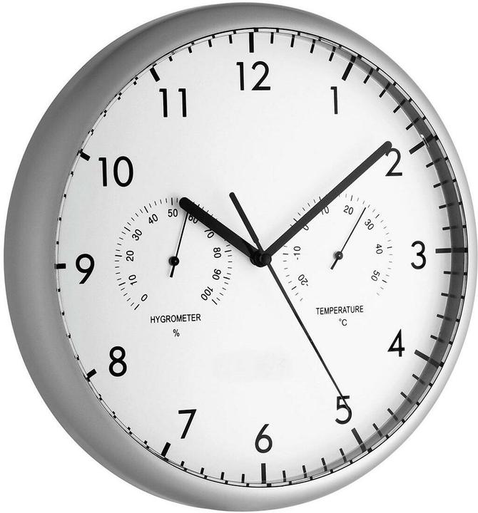 TFA Wanduhr mit Thermometer (26.50 cm)