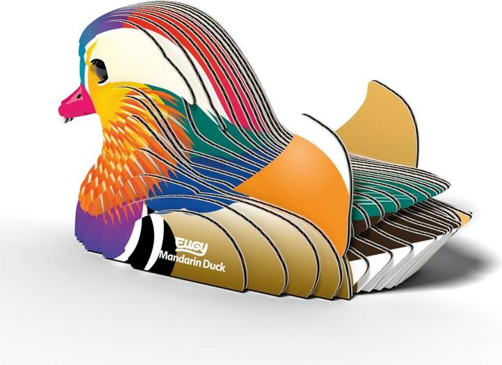 Actual product image Eugy 3D Mandarin duck craft set (MQ6)