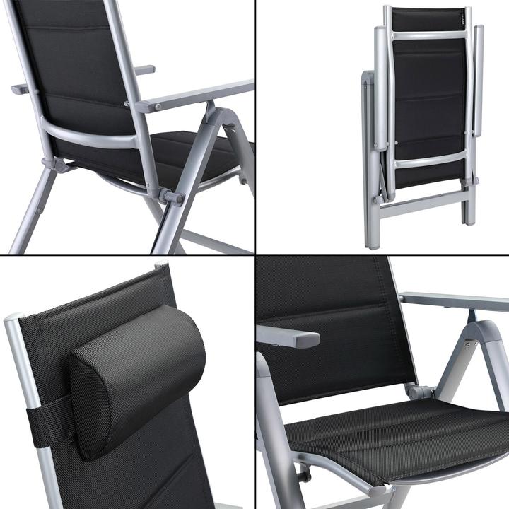 Actual product image Casaria Set of 2 Garden Chairs