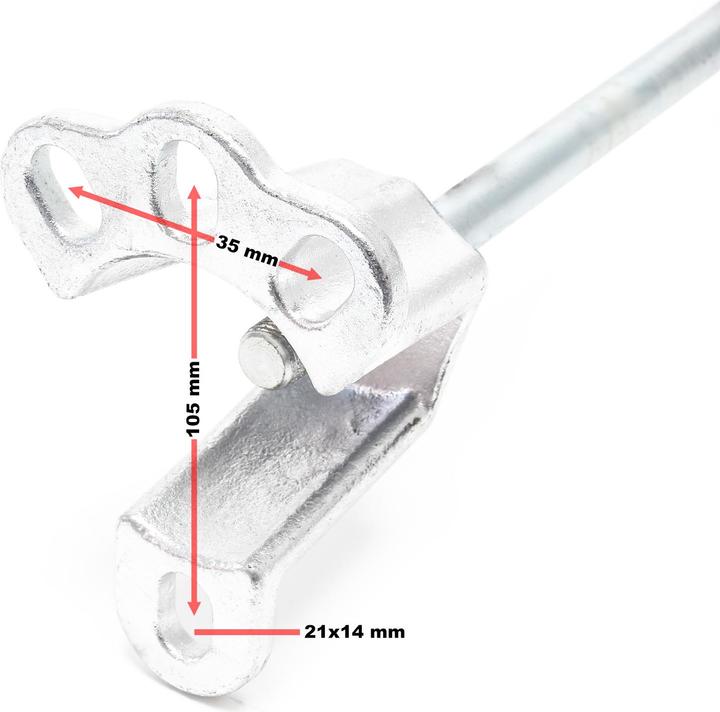 Actual product image Wiltec Remover for Wheel Hubs and Wheel Bearings, 4 & 5 ⌀100–115mm Bolt Circle with Slide Hammer