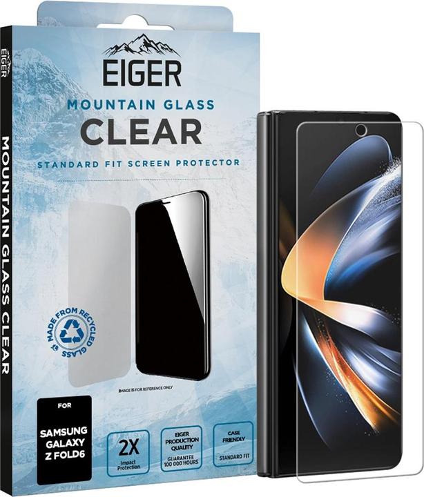 Actual product image Eiger Display glass Standard Fit Mountain Glass Clear (1 Piece, Samsung Galaxy Z Fold6)