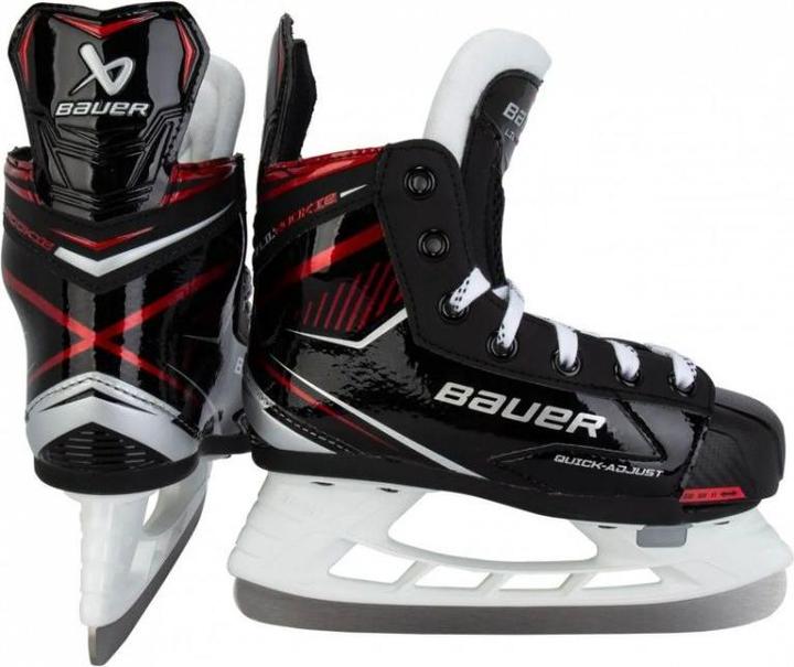 Bauer Verstellbare Lil‘ Rookie JR Hockey-Schlittschuhe (JR 2 – JR 5) (35, 38.5)