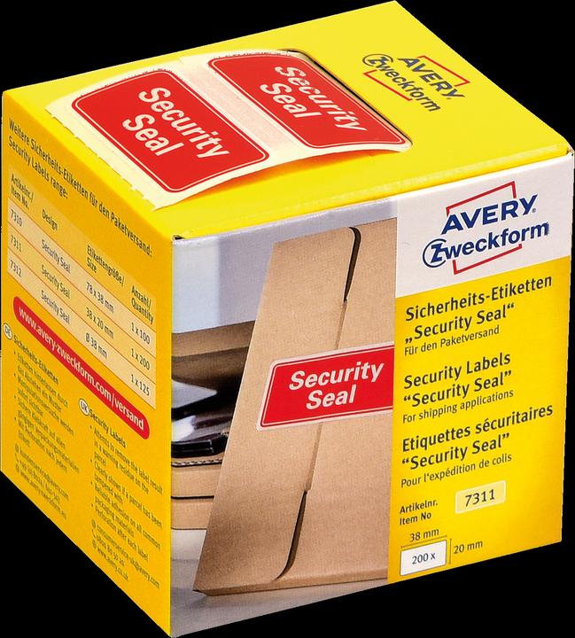 Immagine prodotto Avery Sigillo di sicurezza