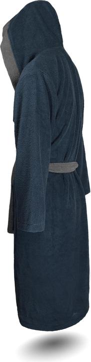Image du produit Normani Peignoir de bain en coton éponge pour femme, bicolore - OEKO-TEX® 100 - 8783 (XXL)
