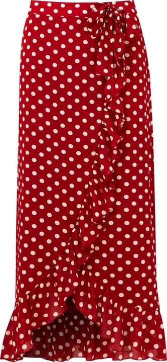 Joe Browns Polka Dot Frill Wrap Skirt (34)