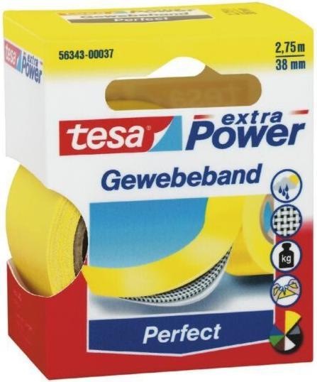Produktbild tesa EXTRA POWER PERFECT Gewebeband, gewebeverstärktes Ductape (38 mm)