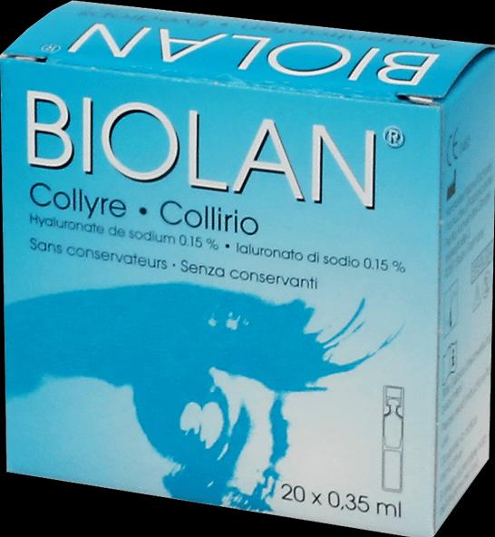Produktbild Biolan Augentropfen (0.35 ml, 20 x 0.35 ml Augentropfen)