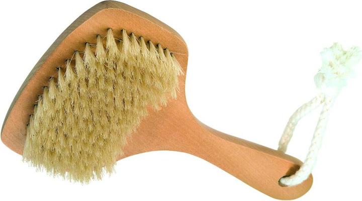 Bath brush square with boar bristles