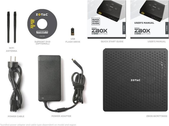 Produktbild Zotac ZBOX Q Series QCM7T3000 - Barebone - Mini-PC (Intel Core i7)