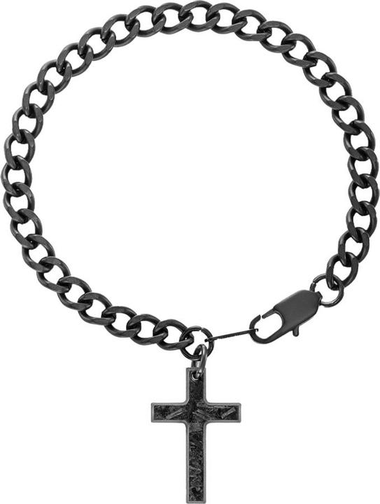 Image du produit K12 - Forged Vaith - Cuban Bracelet (21 cm, sans laiton, Acier chirurgical 316L, Carbone)