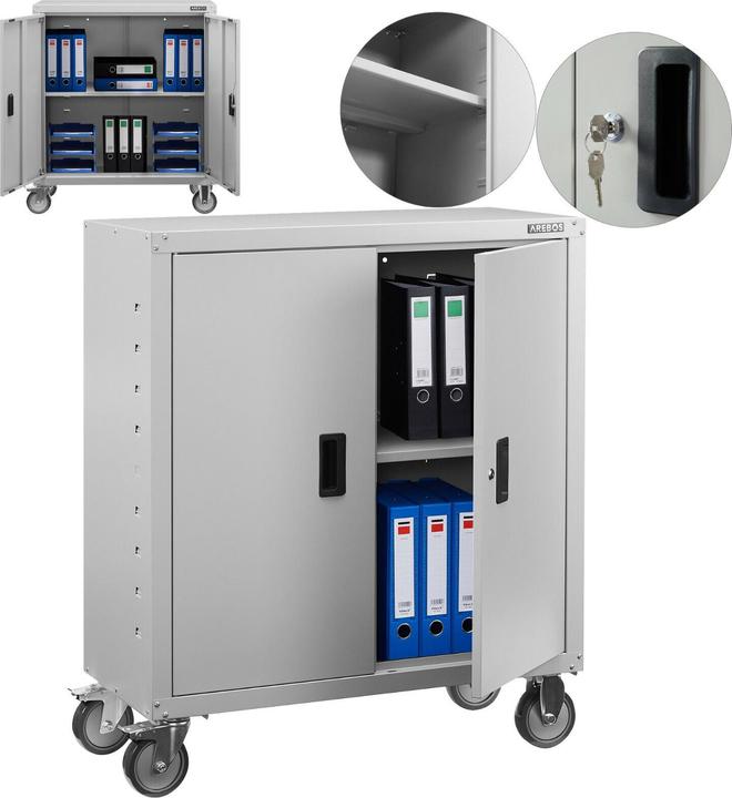 Produktbild Arebos Aktenschrank (90 x 90 x 40 cm)