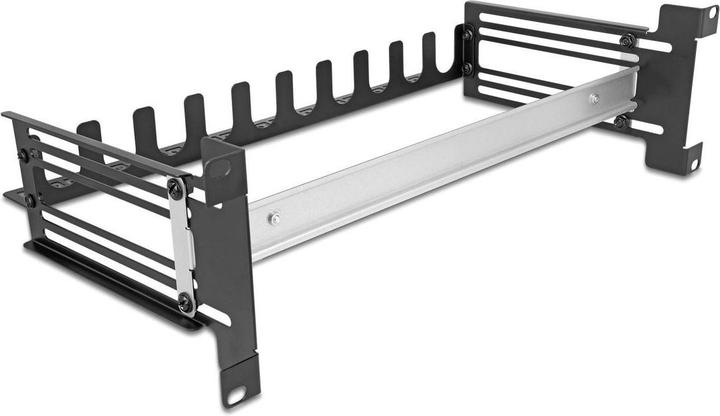 Immagine prodotto Delock 19" Schutzschalterleiste mit Abdeckung, Kabelzugentla