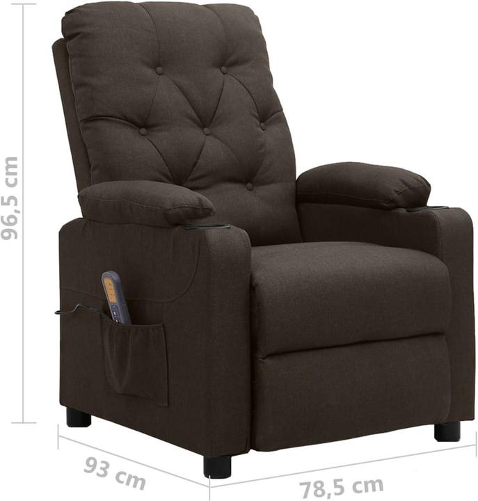 Actual product image VidaXL Electric massage chair