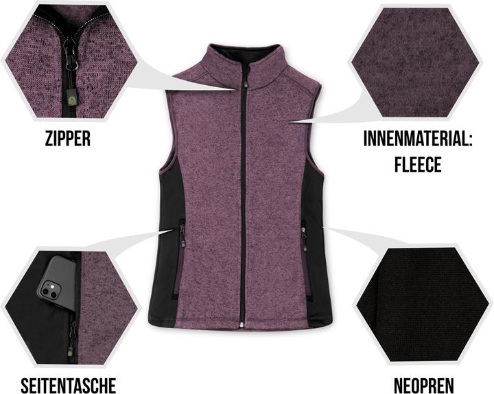 Produktbild Normani Damen Strickweste „Kashechewan“ - 8831 (S)